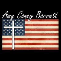 Amy Coney Barrett Christian Vintage US Flag Poster