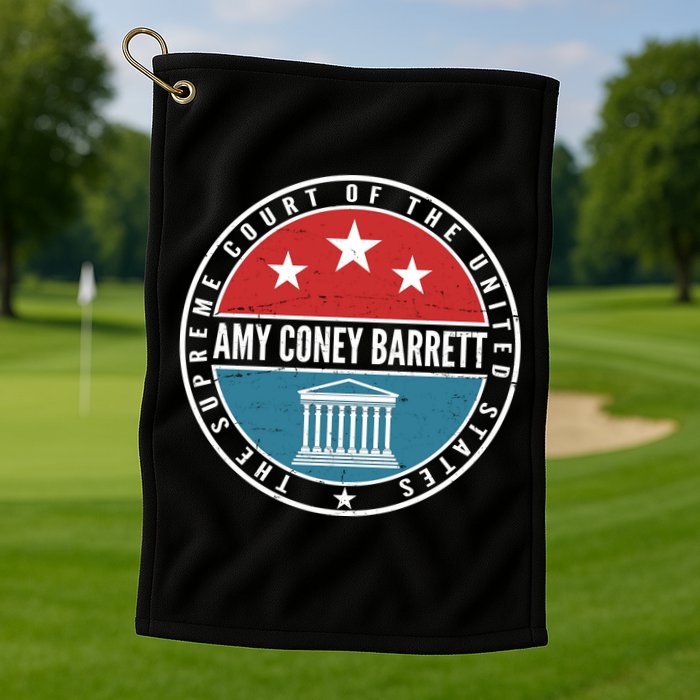 Amy Coney Barrett The Supreme Court Of The US Golf Towel