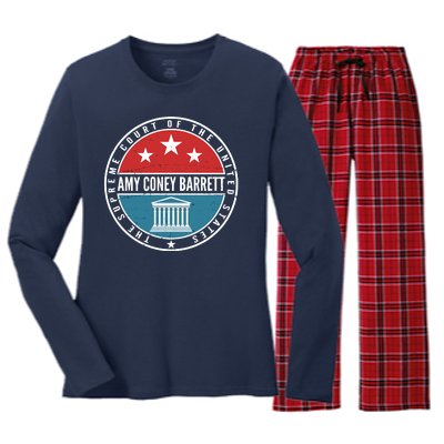 Amy Coney Barrett The Supreme Court Of The US Women's Long Sleeve Flannel Pajama Set 