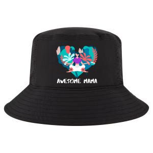 Awesome Mama Yoga Mom Gift Cool Comfort Performance Bucket Hat