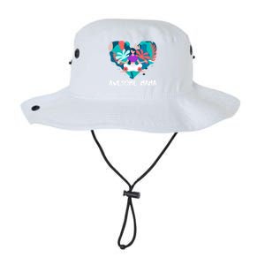 Awesome Mama Yoga Mom Gift Legacy Cool Fit Booney Bucket Hat