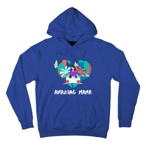 Amazing Mama Yoga Mom Gift Hoodie