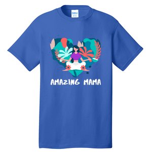 Amazing Mama Yoga Mom Gift Tall T-Shirt