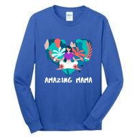 Amazing Mama Yoga Mom Gift Tall Long Sleeve T-Shirt