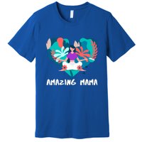 Amazing Mama Yoga Mom Gift Premium T-Shirt