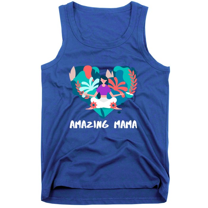 Amazing Mama Yoga Mom Gift Tank Top