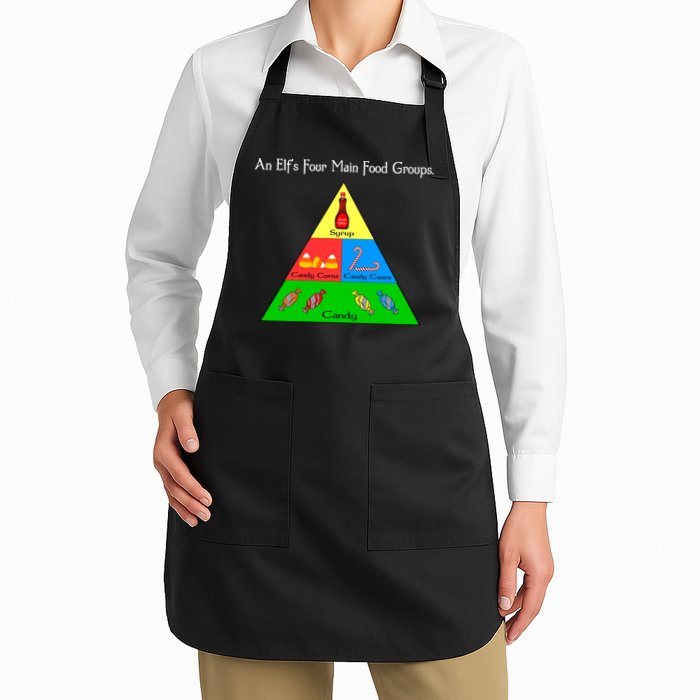 An Elf's Four Main Food Groups Apron