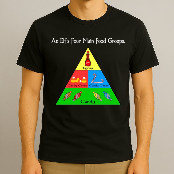 An Elf's Four Main Food Groups T-Shirt