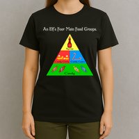 An Elf's Four Main Food Groups T-Shirt
