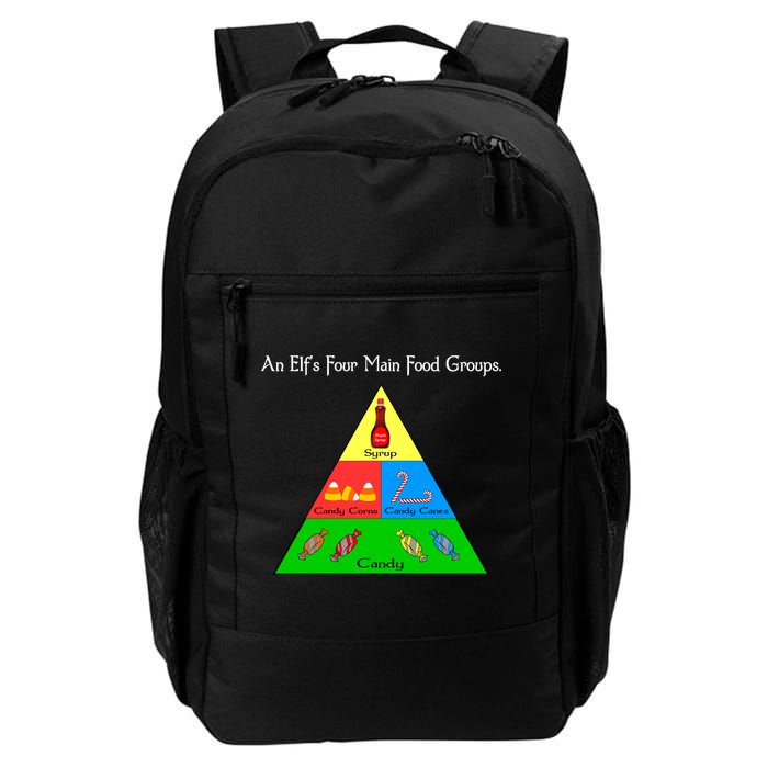 An Elf's Four Main Food Groups Backpack