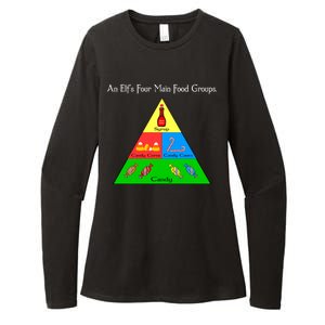 An Elf's Four Main Food Groups Womens CVC Long Sleeve Shirt