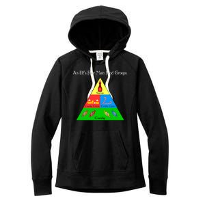 An Elf's Four Main Food Groups Women's Fleece Hoodie