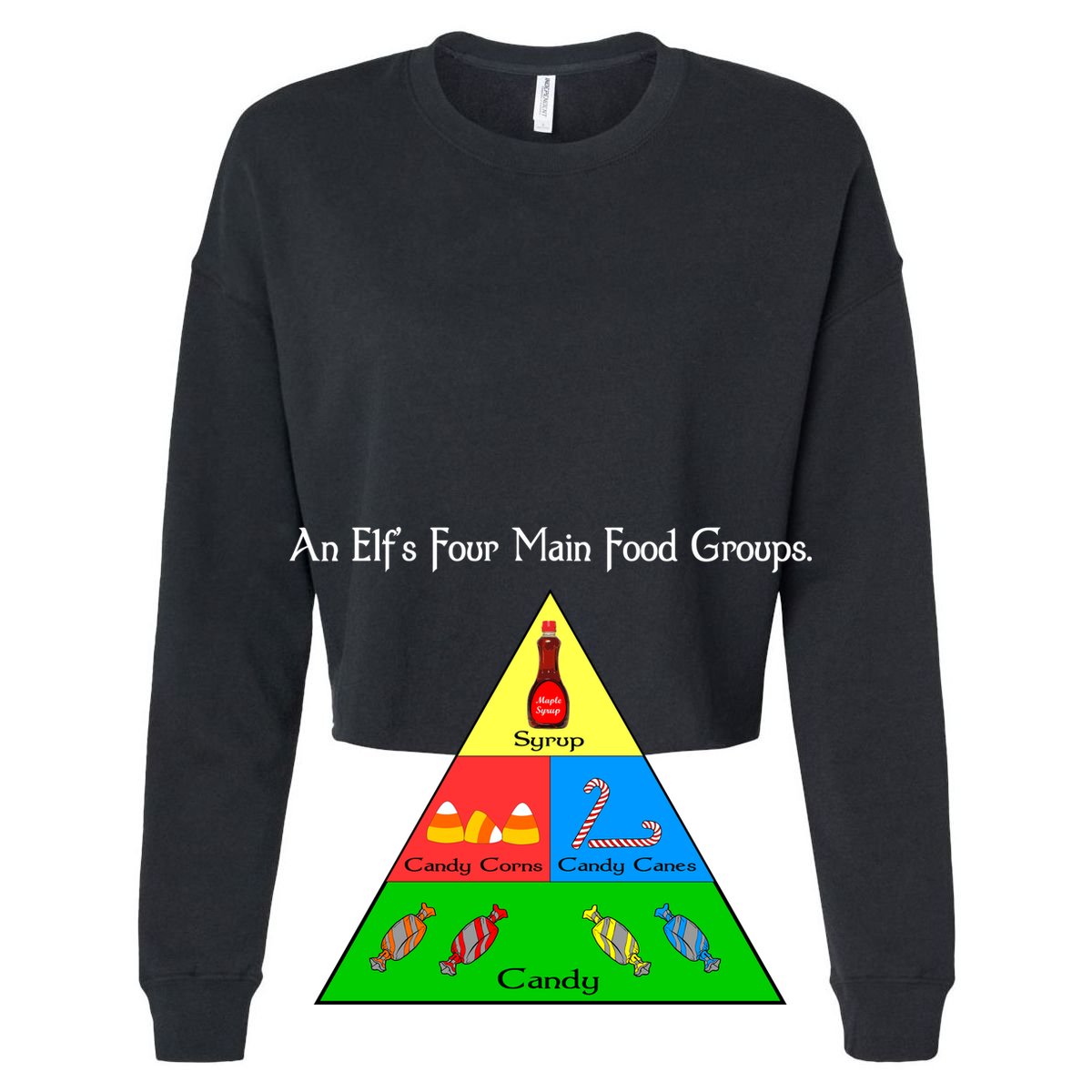 An Elf's Four Main Food Groups 25L Jumbo Tote