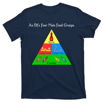 An Elf's Four Main Food Groups T-Shirt