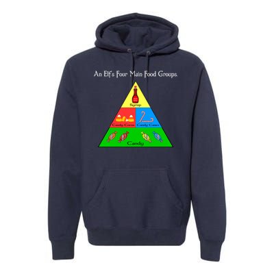 An Elf's Four Main Food Groups Premium Hoodie