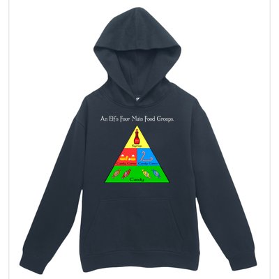 An Elf's Four Main Food Groups Urban Pullover Hoodie