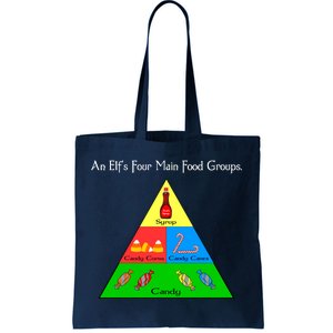 An Elf's Four Main Food Groups Tote Bag