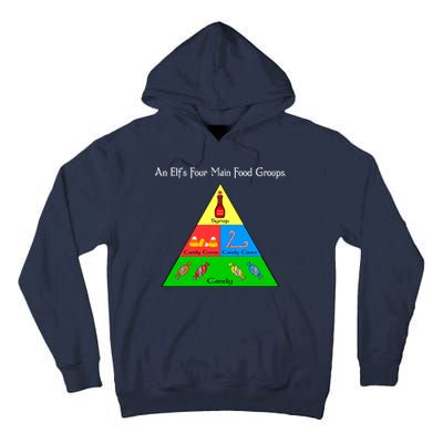 An Elf's Four Main Food Groups Tall Hoodie