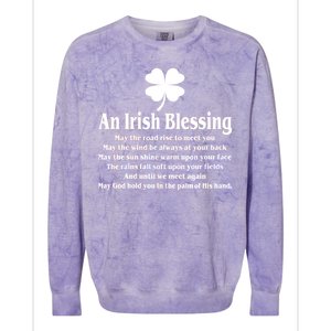 An Irish Blessing Colorblast Crewneck Sweatshirt