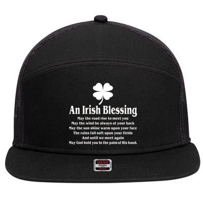 An Irish Blessing 7 Panel Mesh Trucker Snapback Hat