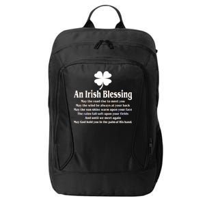 An Irish Blessing City Backpack