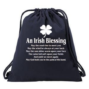 An Irish Blessing Drawstring Bag