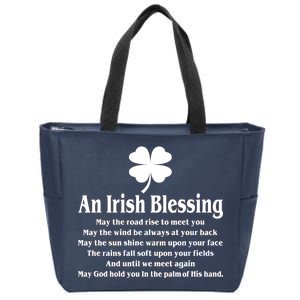 An Irish Blessing Zip Tote Bag