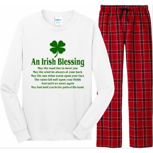 An Irish Blessing Long Sleeve Pajama Set