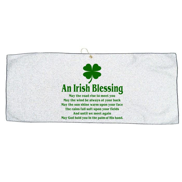 An Irish Blessing Large Microfiber Waffle Golf Towel