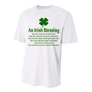 An Irish Blessing Performance Sprint T-Shirt