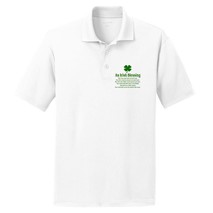 An Irish Blessing PosiCharge RacerMesh Polo