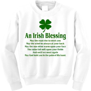 An Irish Blessing Kids Sweatshirt