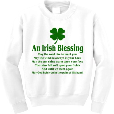 An Irish Blessing Kids Sweatshirt