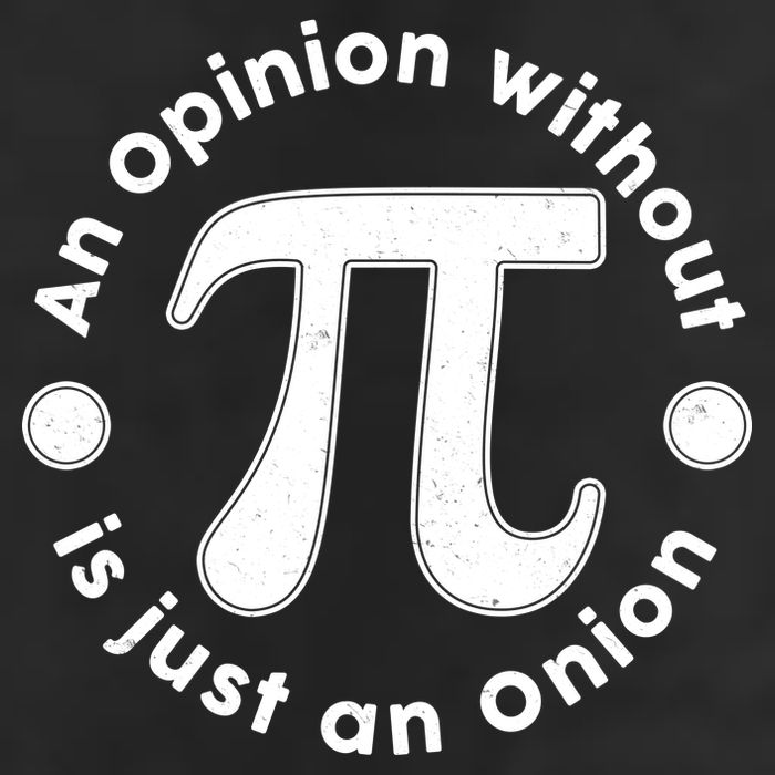 An Opinion Without Pi Is Just An Onion 7 Panel Mesh Trucker Snapback Hat
