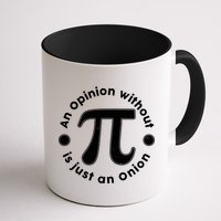 An Opinion Without Pi Is Just An Onion Mug
