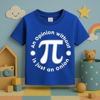 An Opinion Without Pi Is Just An Onion Toddler T-Shirt