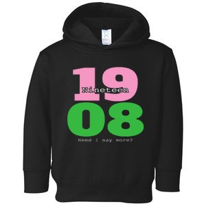 A Nineteen 08 Sorority Toddler Hoodie