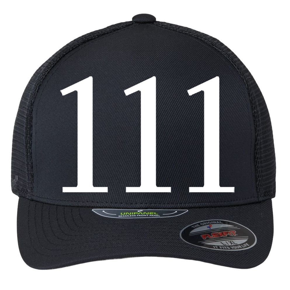 Angel Number 111 Big Things Are Coming Flexfit Unipanel Trucker Cap