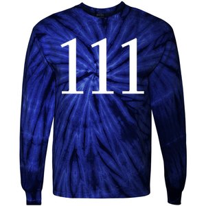 Angel Number 111 Big Things Are Coming Tie-Dye Long Sleeve Shirt