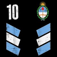 Argentina Number 10 Soccer Fan    Boys Girls Doggie Tank