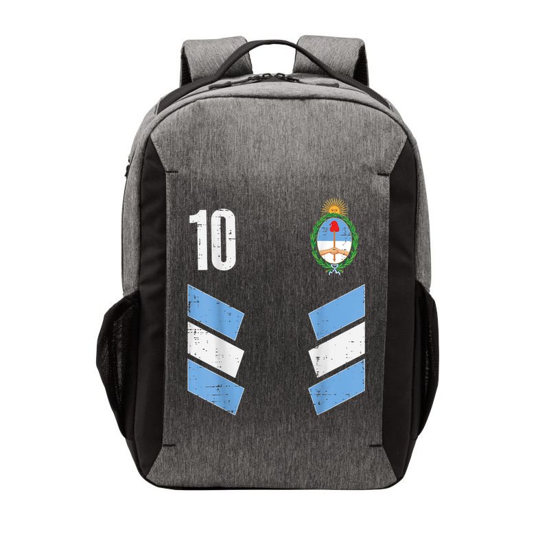Argentina Number 10 Soccer Fan    Boys Girls Vector Backpack