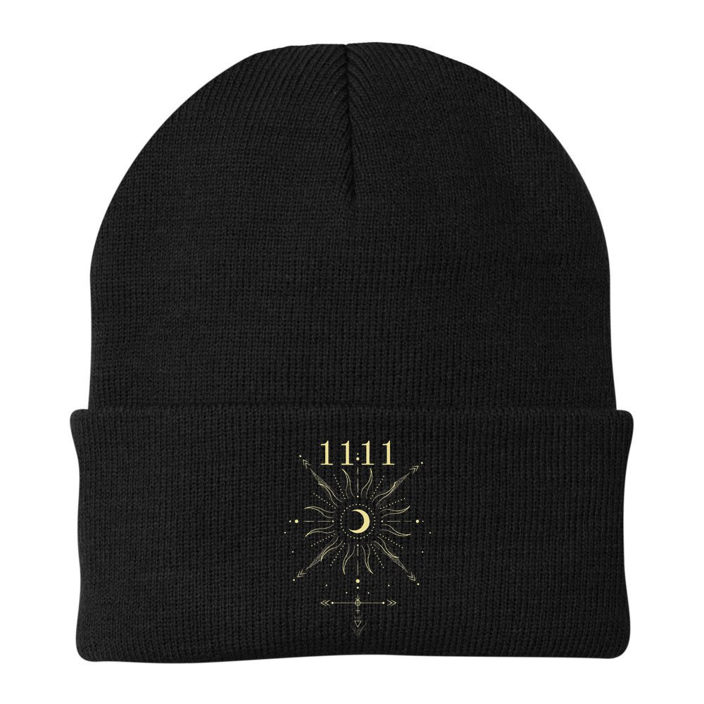 Angel Number 1111 Numerology Mystical Spiritual Number Beanie