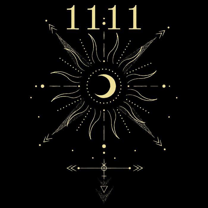 Angel Number 1111 Numerology Mystical Spiritual Number 16 in Basic Backpack