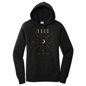 Angel Number 1111 Numerology Mystical Spiritual Number Women's Pullover Hoodie