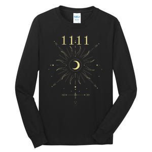 Angel Number 1111 Numerology Mystical Spiritual Number Tall Long Sleeve T-Shirt