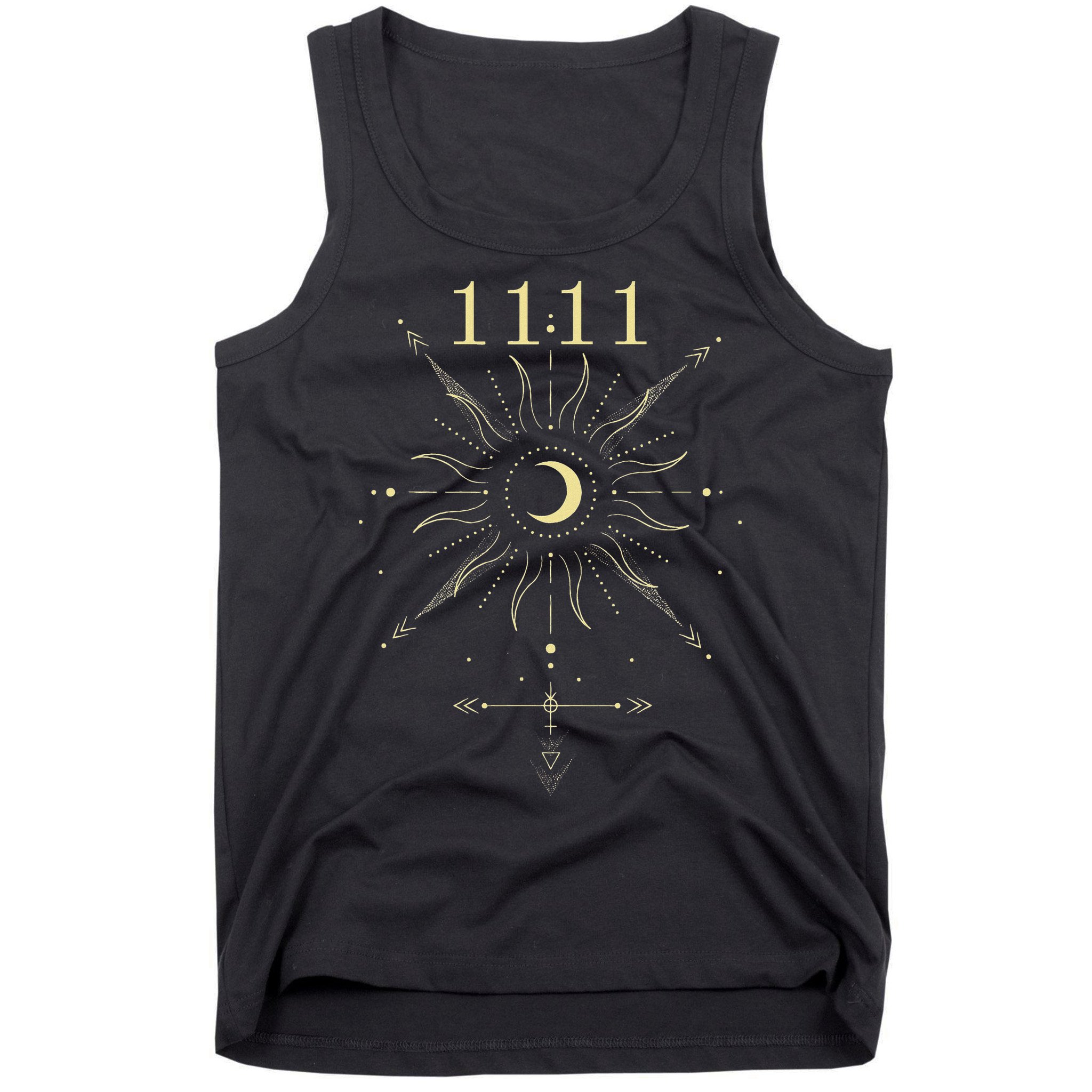Angel Number 1111 Numerology Mystical Spiritual Number Tank Top