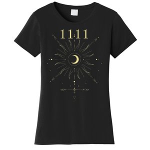 Angel Number 1111 Numerology Mystical Spiritual Number Women's T-Shirt