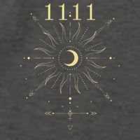 Angel Number 1111 Numerology Mystical Spiritual Number Vector Backpack