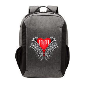 Angel Number 1111 With Heart And Wings Of Angel Vector Backpack