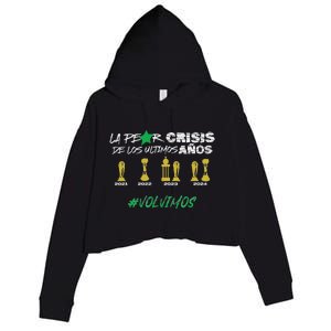 Atletico Nacional 2024 Colombia Cup Champions Crop Fleece Hoodie